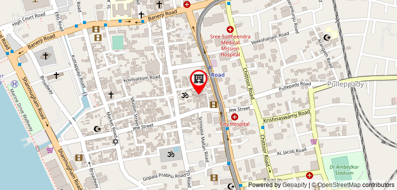 Bản đồ đến VEU Malabar Plaza Padma