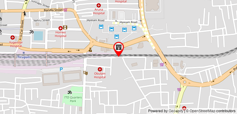 Bản đồ đến Khách sạn Gopi Krishna
