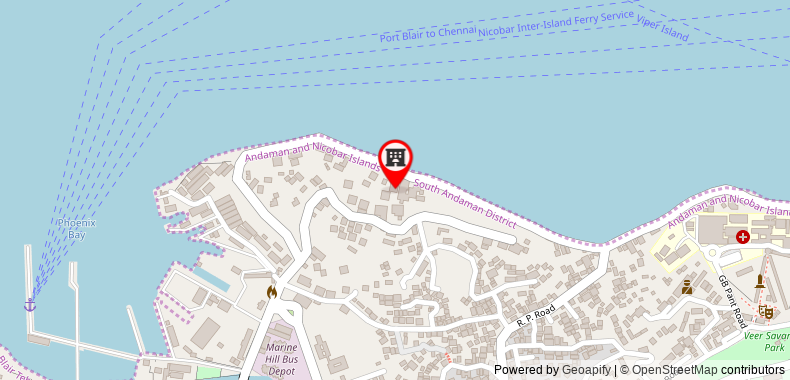 Bản đồ đến Khách sạn Welcom by ITC s, Bay Island, Port Blair