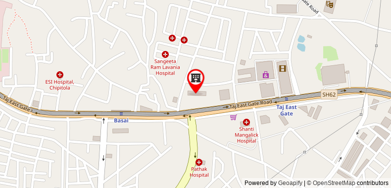 Bản đồ đến Khách sạn Radisson Agra