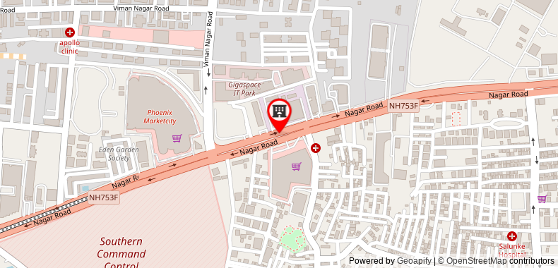 Four Points by Sheraton Hotel & Serviced Apartments, Pune on maps