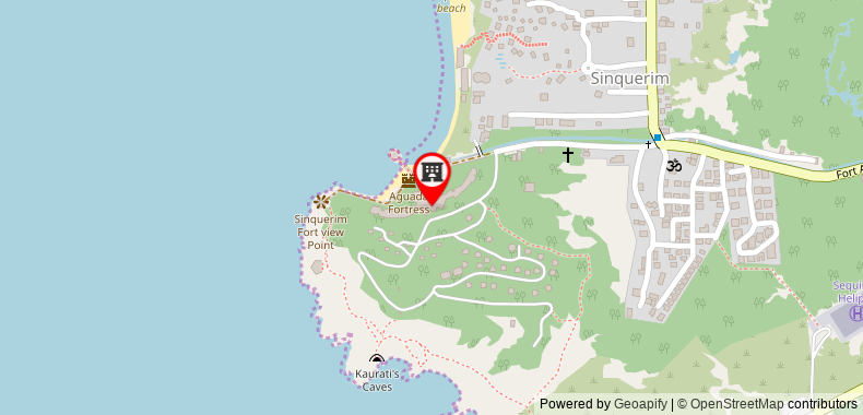 Bản đồ đến Taj Fort Aguada Resort & Spa, Goa