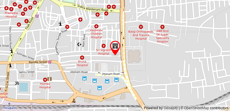 Bản đồ đến Khách sạn Sahasra Residency