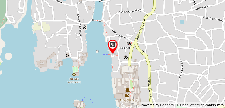 Bản đồ đến Khách sạn Raj Niwas