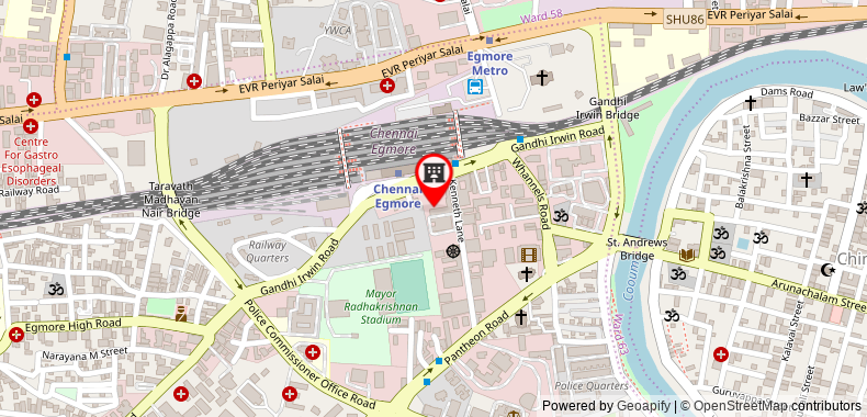 Bản đồ đến Khách sạn Raj Residency