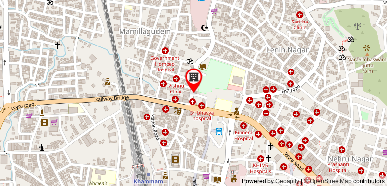 Bản đồ đến Khách sạn OYO 45579 Vishnu Residency