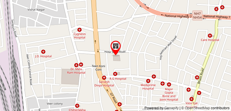 Bản đồ đến Khách sạn Sepal