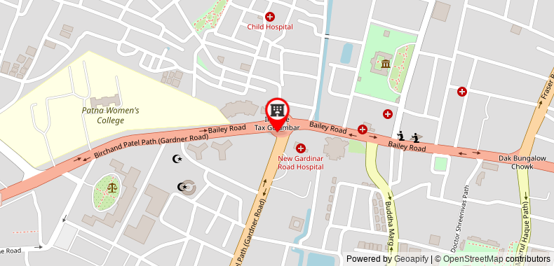 The Red Velvet Hotel Samarpan on maps