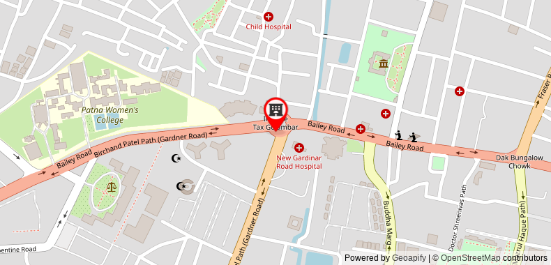 The Red Velvet Hotel Samarpan on maps