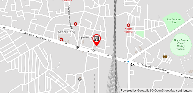 Bản đồ đến Khách sạn Vidhata