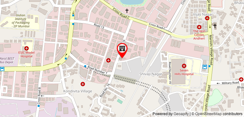 Hotel Suncity Residency on maps
