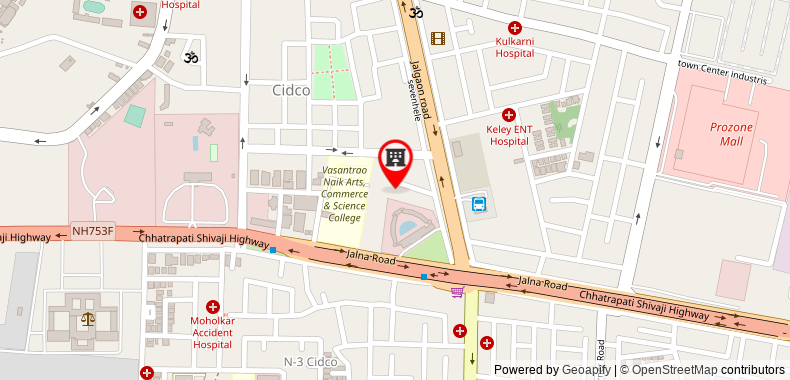 Bản đồ đến Khách sạn Lemon Tree Aurangabad