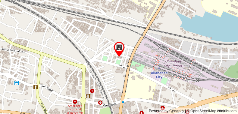 Bản đồ đến Khách sạn Mandiram