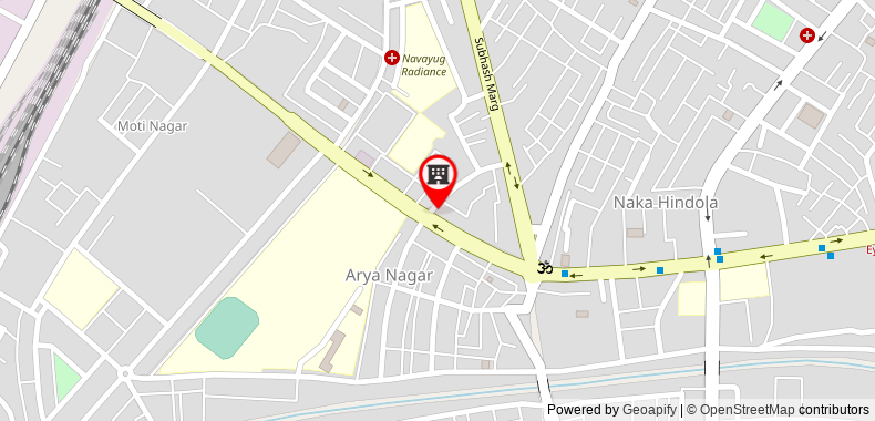 Bản đồ đến Khách sạn Monarch Inn Lucknow