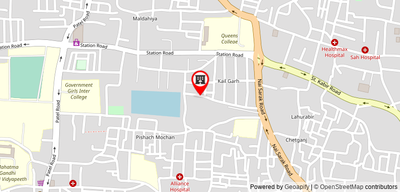 Bản đồ đến Khách sạn Pallavi International