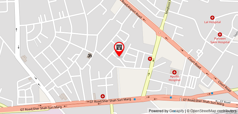 Bản đồ đến Regenta Place Amritsar