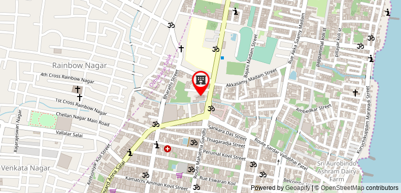 Bản đồ đến Khách sạn Shenbaga & Convention Centre