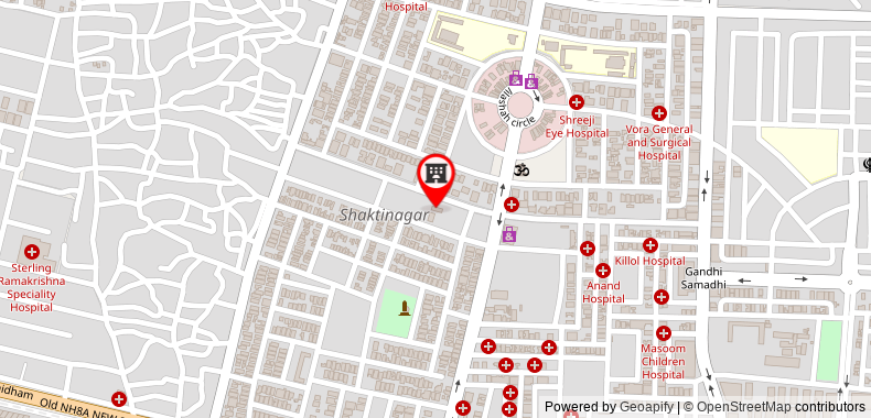 Bản đồ đến Khách sạn Radisson Kandla