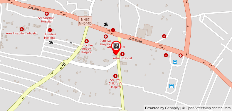 Bản đồ đến SPOT ON 49347 Jayalakshmi Residency Lodge