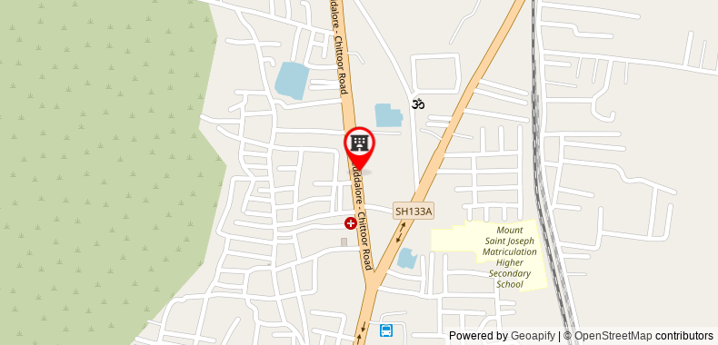 Bản đồ đến Khách sạn Ramakrishna