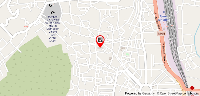 Bản đồ đến Khách sạn Ajmer Neelam Palace
