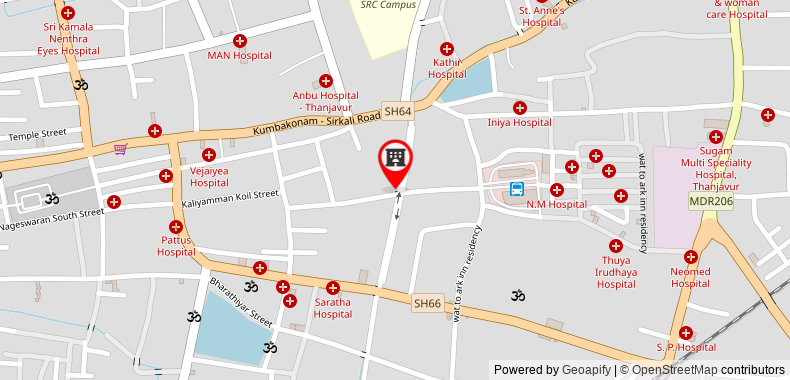 在地图上查看斯里溫卡達拉瑪納大廈酒店