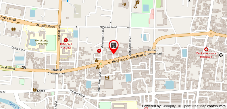 Goroomgo City Centre  Agartala on maps