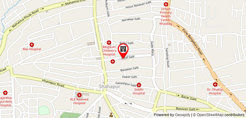 Bản đồ đến Khách sạn Samudra