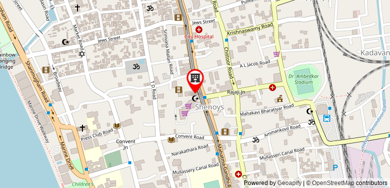 Bản đồ đến Khách sạn Abad Plaza