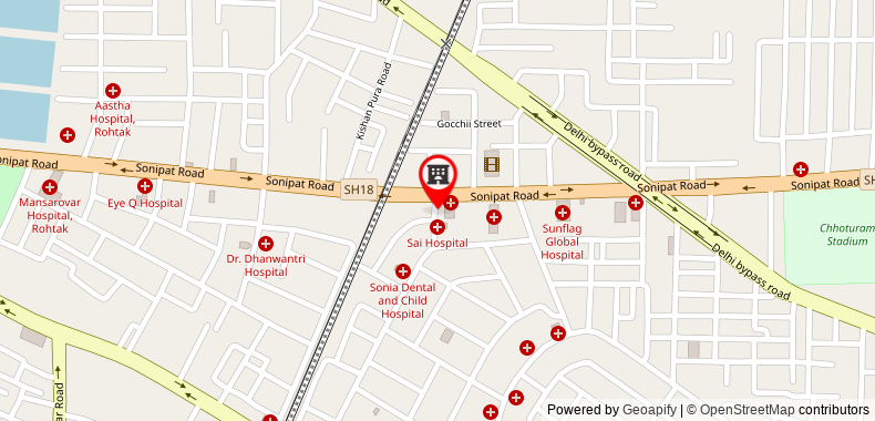 Royal Mall Hotel on maps