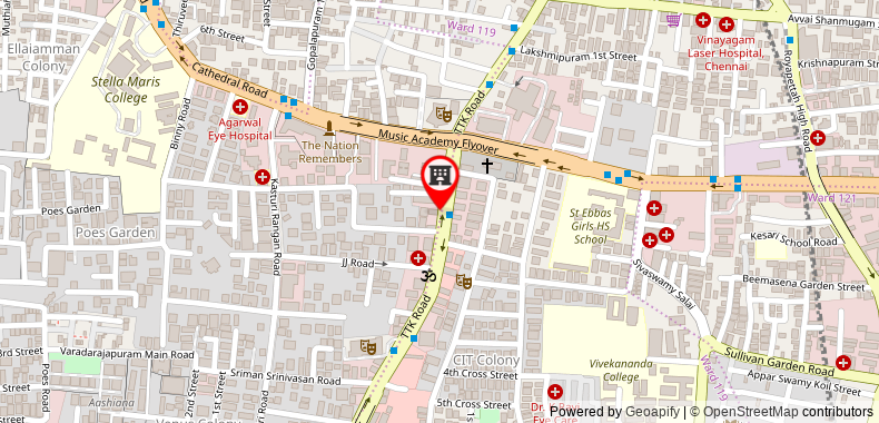 Raj Park Hotel on maps