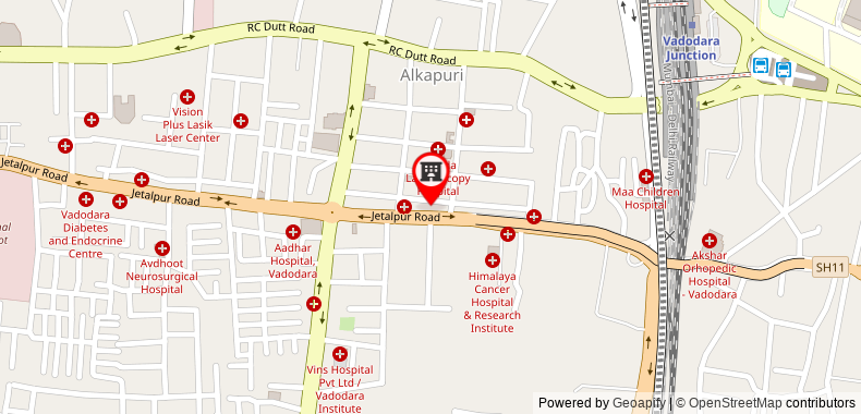 Hotel Clarks Collection Vadodara on maps