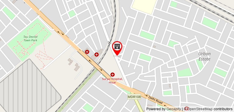 Bản đồ đến Khách sạn SPOT ON 62209 Yash