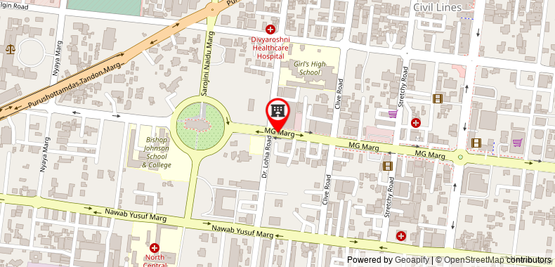 Bản đồ đến Khách sạn Harsh Ananda