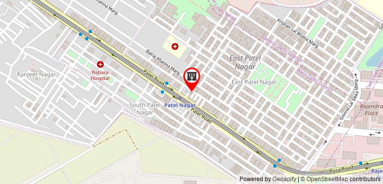 Bản đồ đến Khách sạn Ramhan Patel Nagar