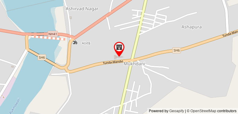 Bản đồ đến Khách sạn Kalash Mandvi Kutch