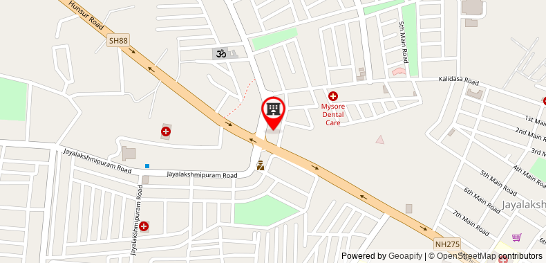 Bản đồ đến Khách sạn RajMahal Inn