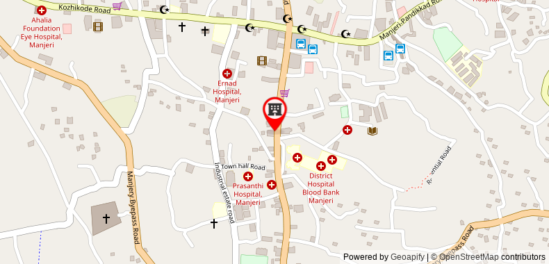 Hotel Picnic, Manjeri on maps