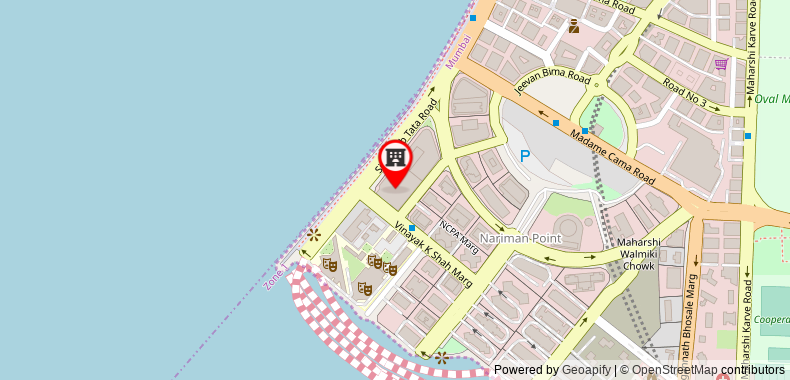 The Oberoi Mumbai Hotel on maps