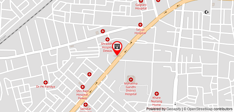 Bản đồ đến Khách sạn OYO 24109 Santushti