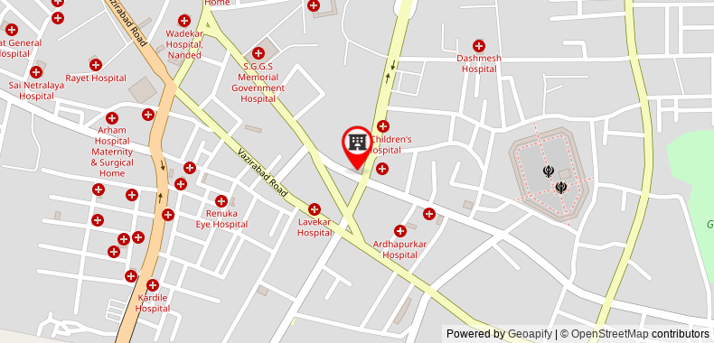 Bản đồ đến SPOT ON 65499 Tirupati Lodge