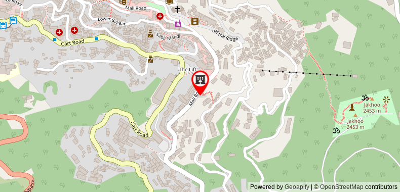 Bản đồ đến J.K. Villa in pine forest valley of Shimla