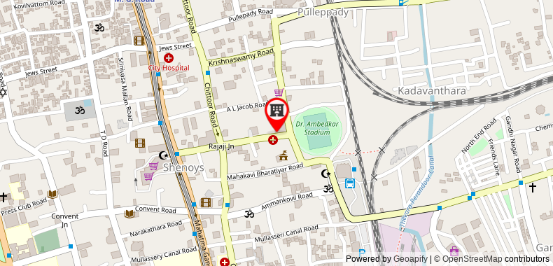 Bản đồ đến Khách sạn Abad Metro