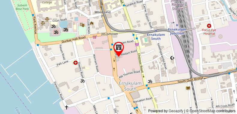 The Avenue Regent Hotel on maps