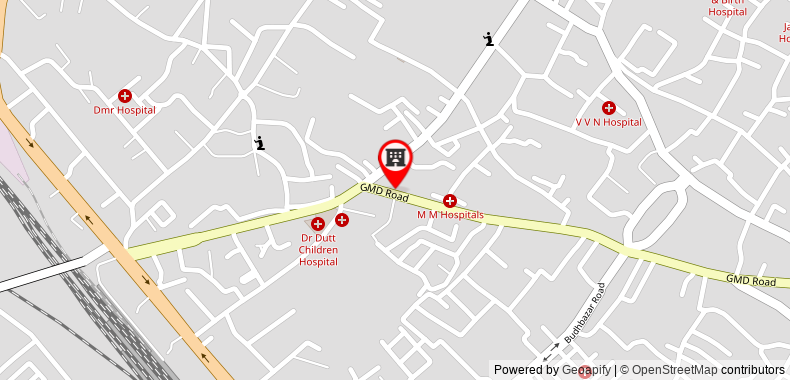 Bản đồ đến Khách sạn SPOT ON 37066 Aman Palace