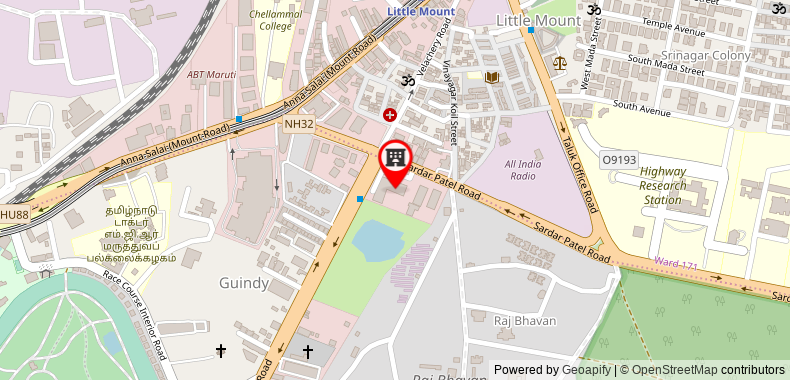Bản đồ đến Park Hyatt Chennai