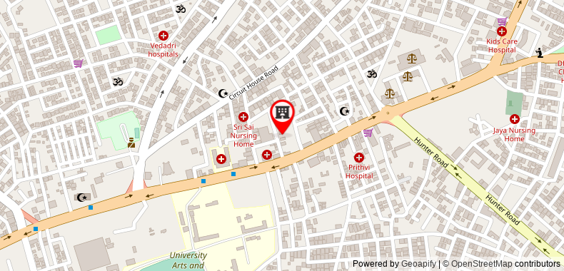 Bản đồ đến OYO 68943 Raghavendra Residency