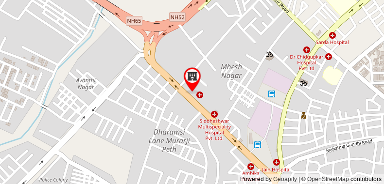 Bản đồ đến Khách sạn Kyriad Solapur by OTHPL