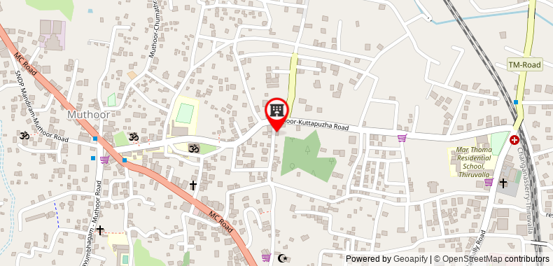 Bản đồ đến Appoos Apartment Thiruvalla