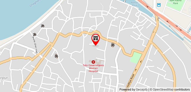 Bản đồ đến Khách sạn OYO 41419 Balaji Palace